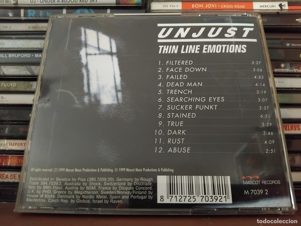 CDs de m&uacute;sica: Unjust &lrm;&ndash; Thin Line Emotions-CD - Foto 2