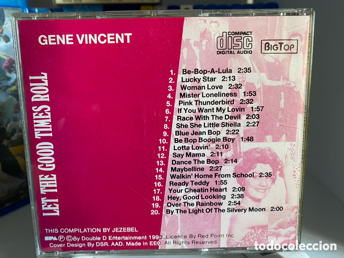 CDs de m&uacute;sica: Gene Vincent - Let The Good Times Roll (CD, Comp) - Foto 2