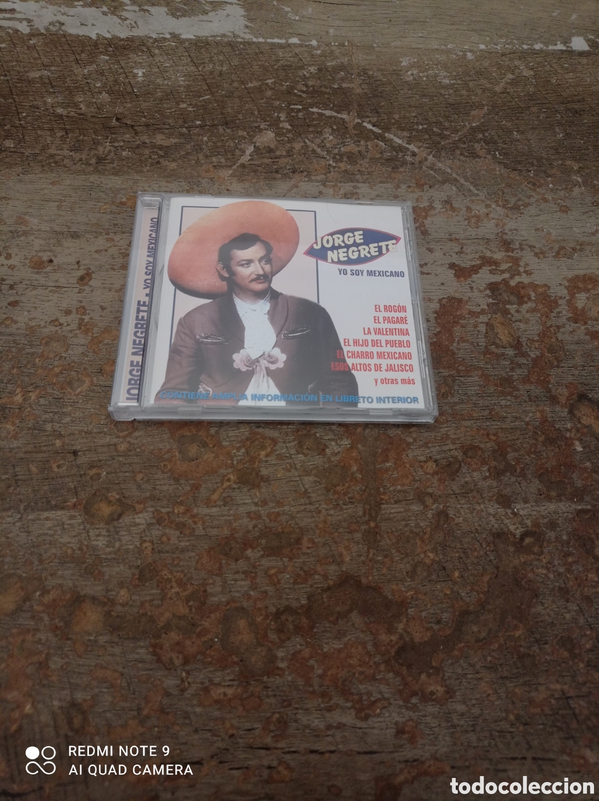 CDs de m&uacute;sica: CD jorge negrete yo soy mexicano - Foto 1