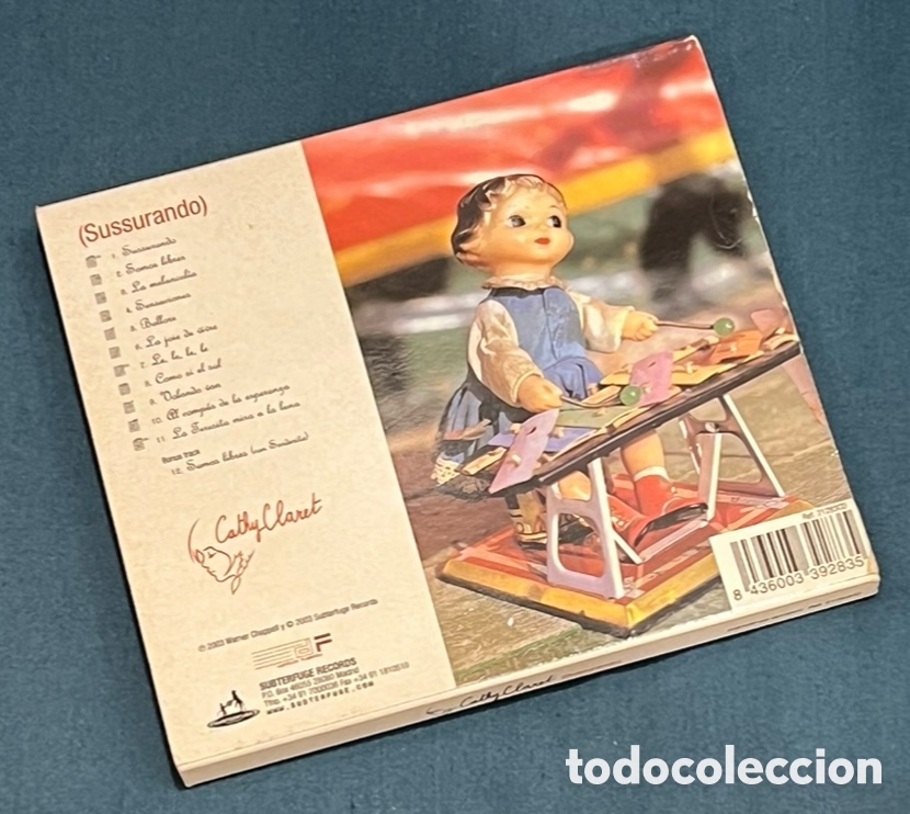 CDs de m&uacute;sica: CD. Cathy Claret. &ldquo;Susurrando&rdquo;. 2003. - Foto 2
