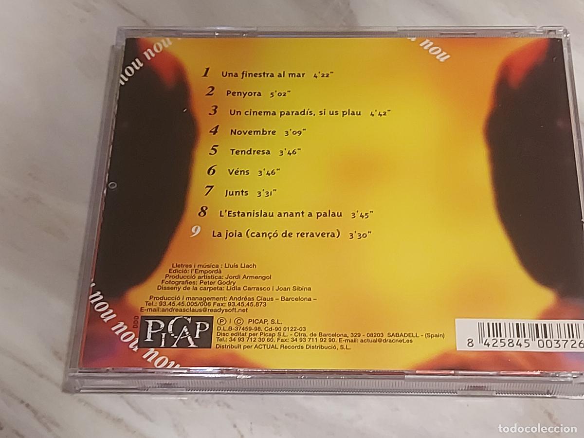 CDs de m&uacute;sica: LLU&Iacute;S LLACH / 9 / CD-PICAP-2003 / 9 TEMAS / DE LUJO. - Foto 3