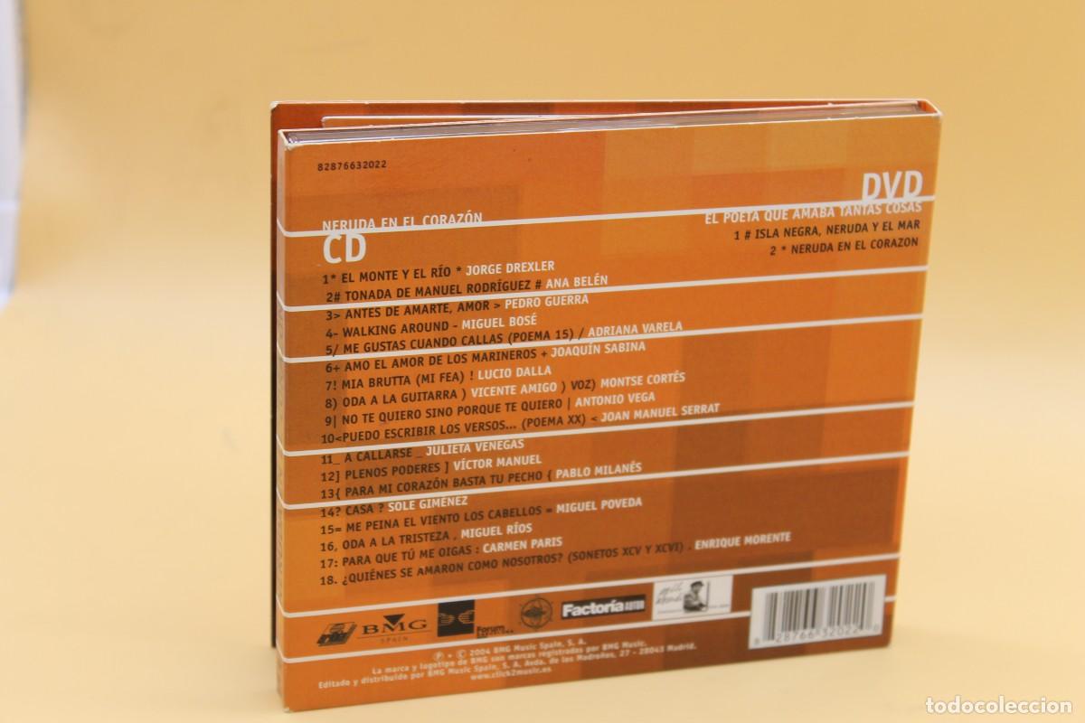 CDs de m&uacute;sica: NERUDA EN EL CORAZON CD+DVD - Foto 4
