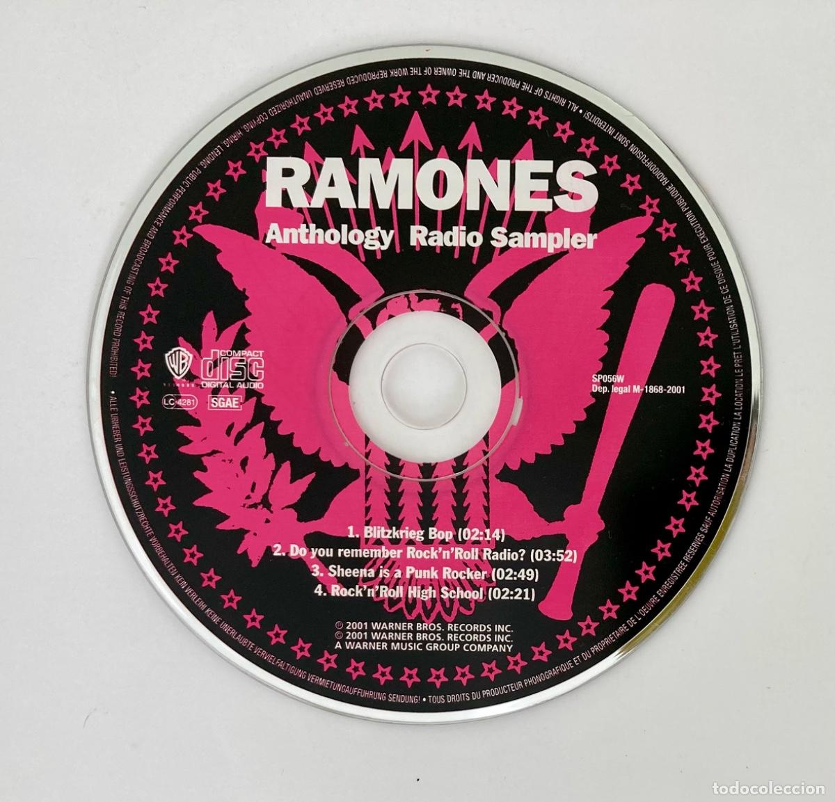 CDs de m&uacute;sica: RAMONES Anthology Radio Sampler CD - Foto 1