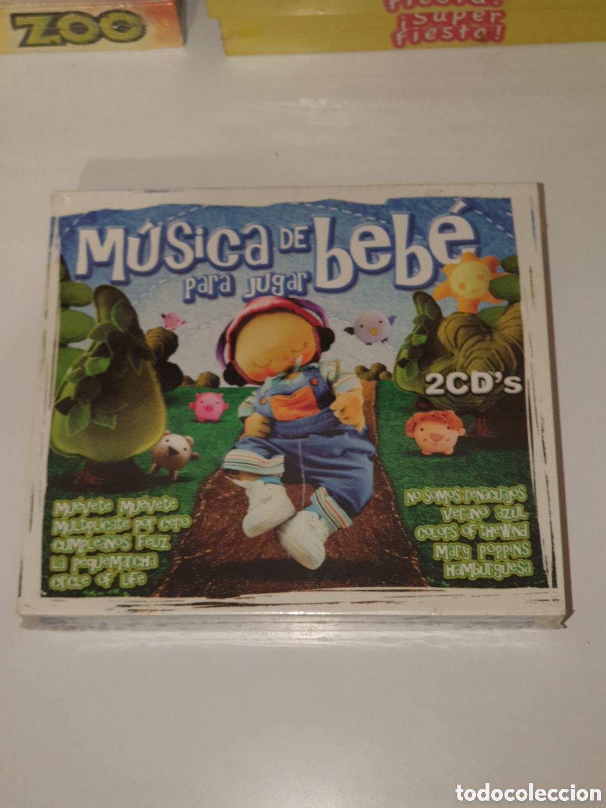 CDs de m&uacute;sica: 6-Cd, M&uacute;sica De Beb&eacute; Para Jugar, X 2 Cd's Nuevos, Precintado Original Sin Estrenar Ni Usar.