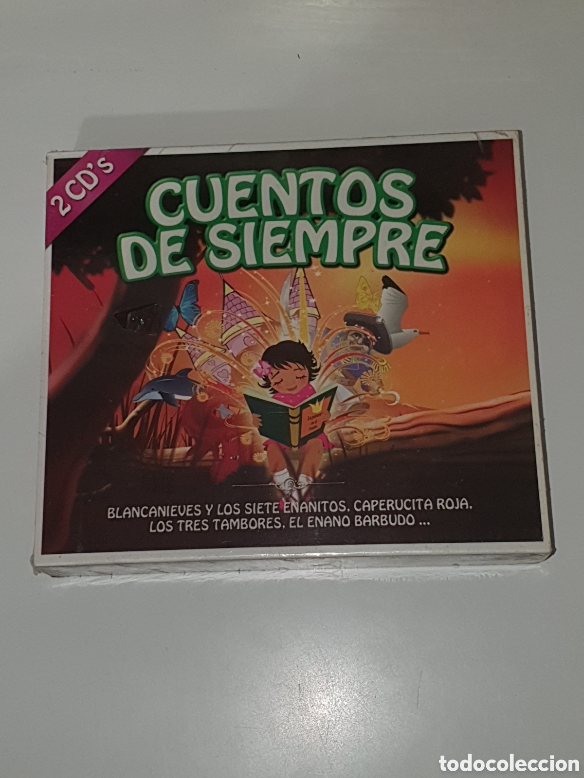 CDs de m&uacute;sica: 8-Cd, Cuentos De Siempre, X 2 Cd's, Nuevos, Precintado Original Sin Estrenar Ni Usar.