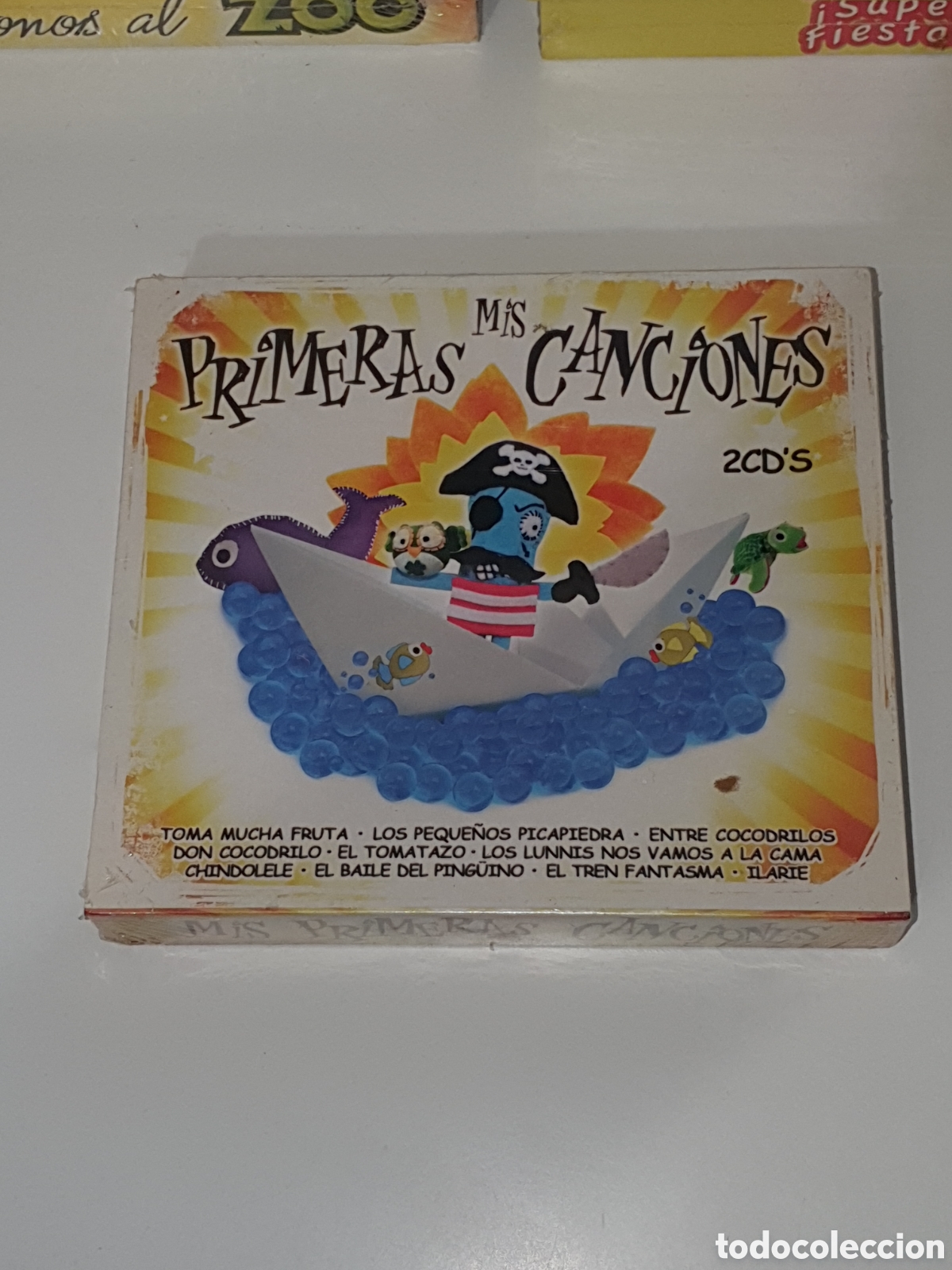 CDs de m&uacute;sica: 8-Cd, Mis Primeras Canciones, X 2 Cd's, Nuevos, Precintado Original Sin Estrenar Ni Usar.