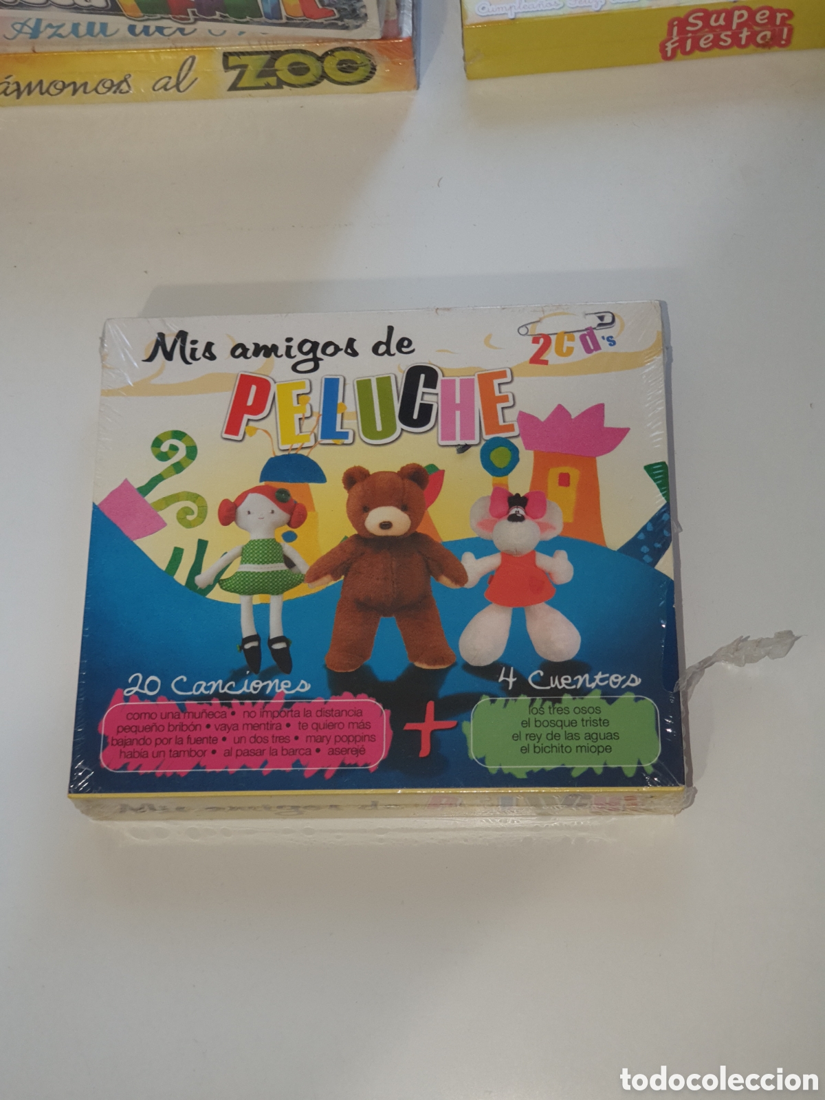 CDs de m&uacute;sica: 8-Cd, Mis Amigos De Peluche, X 2 Cd's, Nuevos, Precintado Original Sin Estrenar Ni Usar.