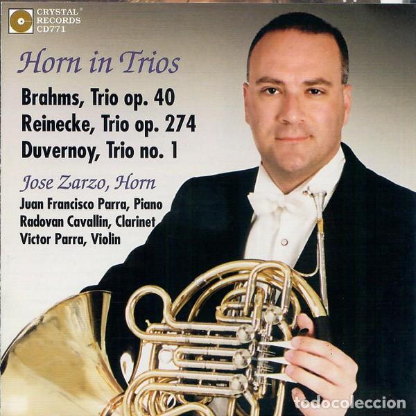 CDs de M&uacute;sica: HORN IN TRIOS - BRAHMS / REINECKE / DUVERNOY - JOSE ZARZO, HORN - CD