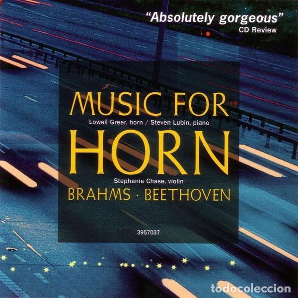 CDs de m&uacute;sica: MUSIC FOR HORN - BRAHMS / BEETHOVEN - CD - Foto 1
