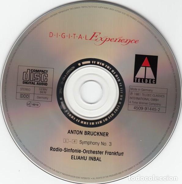 CDs de m&uacute;sica: BRUCKNER: SYMPHONY N&ordm; 3 - TELDEC - CD - Foto 3