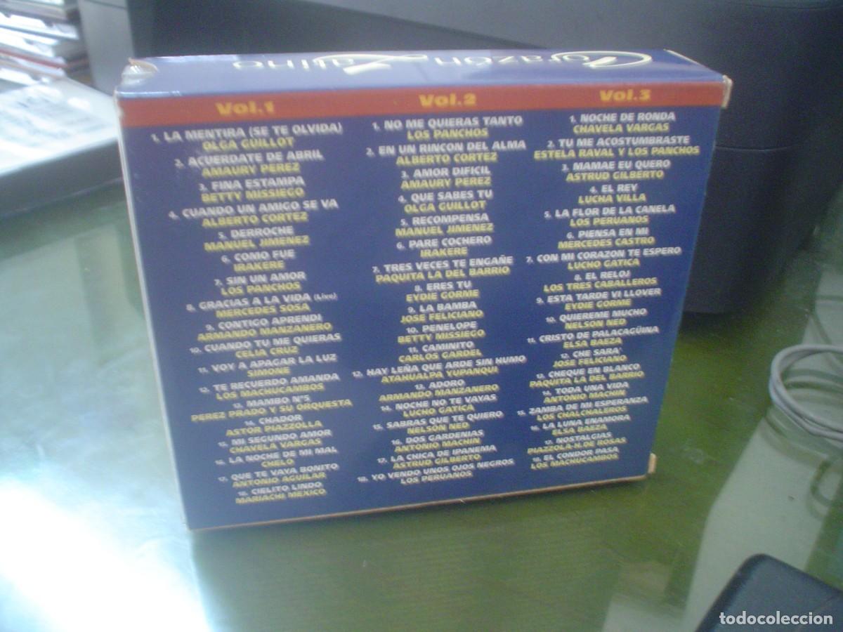 CDs de m&uacute;sica: CORAZ&Oacute;N LATINO - 3 CD&acute;S - Foto 2