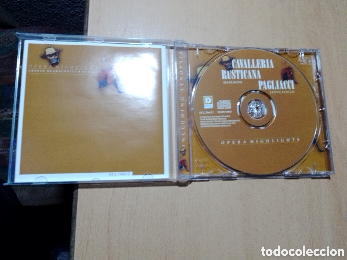 CDs de m&uacute;sica: opera highlights cavalleria rusticana pagliacci - Foto 3
