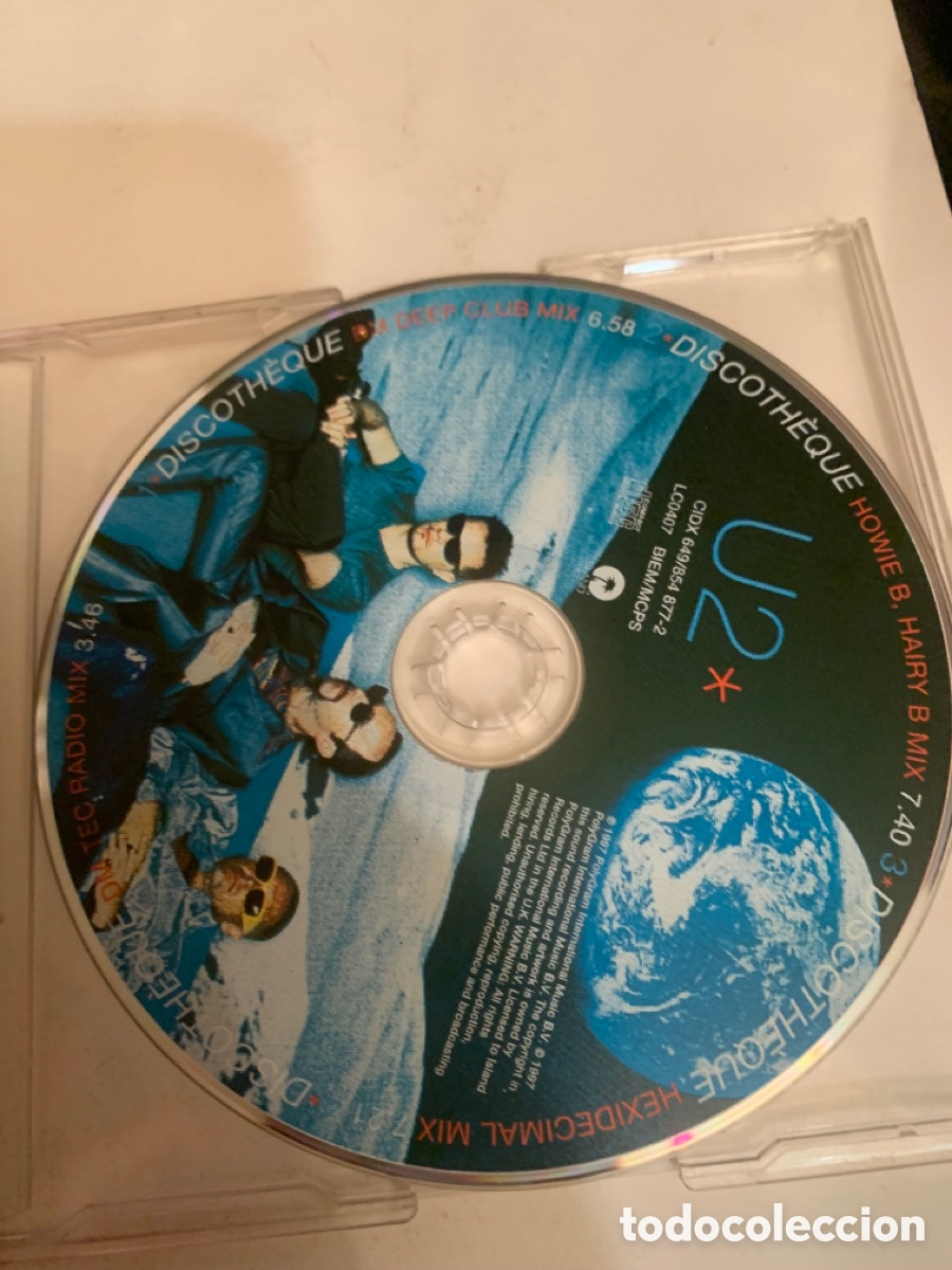 CDs de m&uacute;sica: U2 maxi discotheque remix 4 versiones - Foto 3