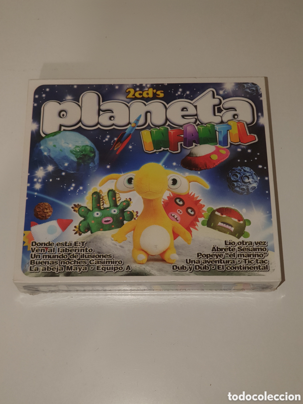 CDs de m&uacute;sica: 9-Cd, Planeta Infantil, X 2 Cd's, Nuevos, Precintado Original Sin Estrenar Ni Usar.