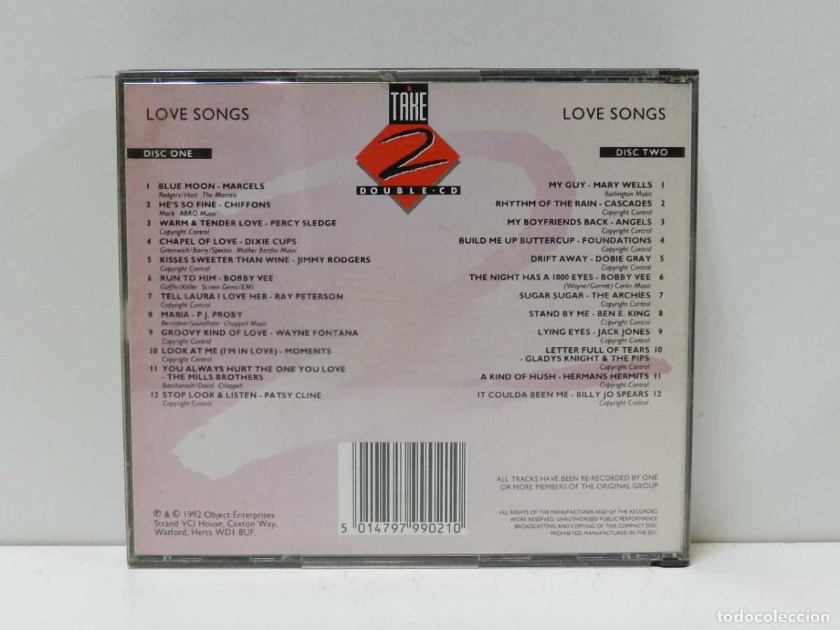 CDs de m&uacute;sica: DISCO 2 X CD. Love Songs. COMPACT DISC. - Foto 2