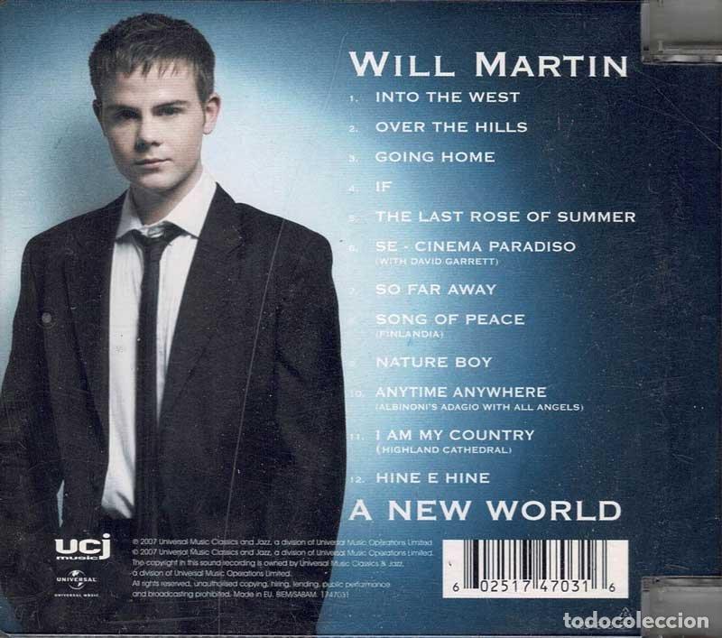 CDs de m&uacute;sica: Will Martin - A New World. CD - Foto 2