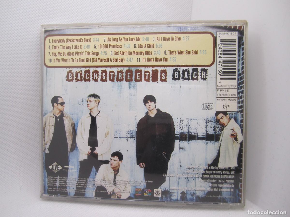CDs de m&uacute;sica: CD Backsreets Back, Backstreet boys - Foto 3