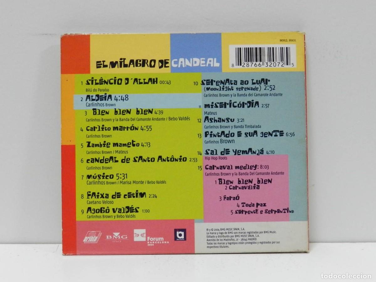 CDs de m&uacute;sica: DISCO CD. El Milagro De Candeal. COMPACT DISC. - Foto 2