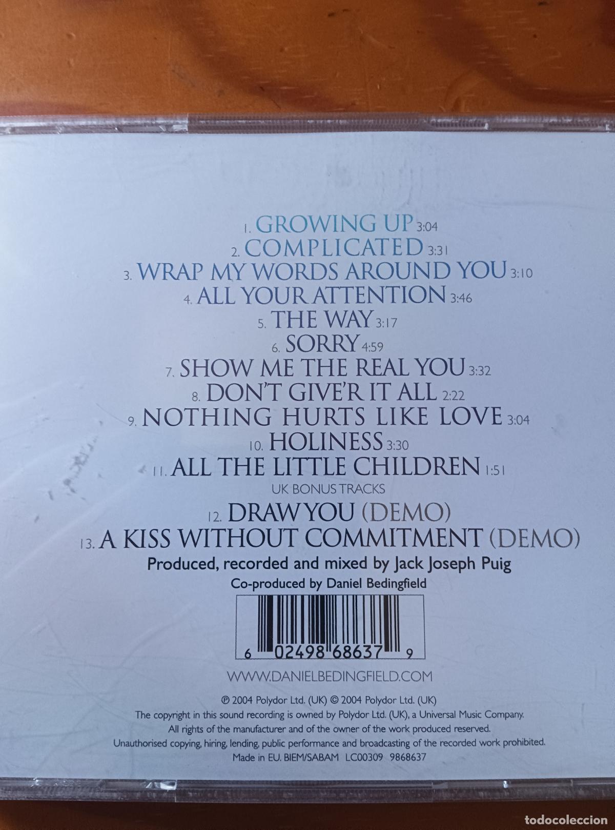 CDs de m&uacute;sica: DANIEL BEDINGFIELD, SECOND FIRST IMPRESSION. CD - Foto 2