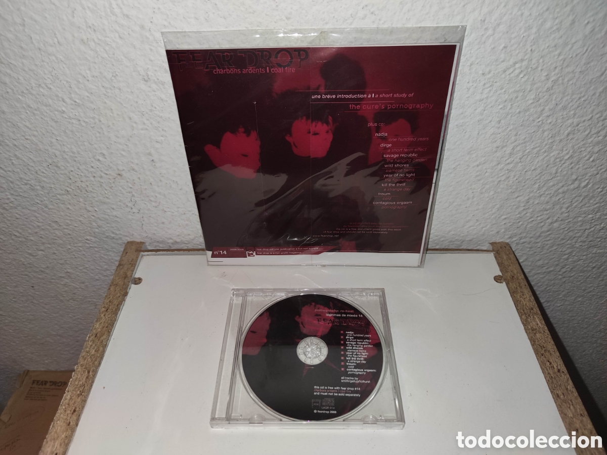 Music CDs: Cd + revista - Fear Drop 14 - Coal Fire - The Cure's pornography - Re-heat