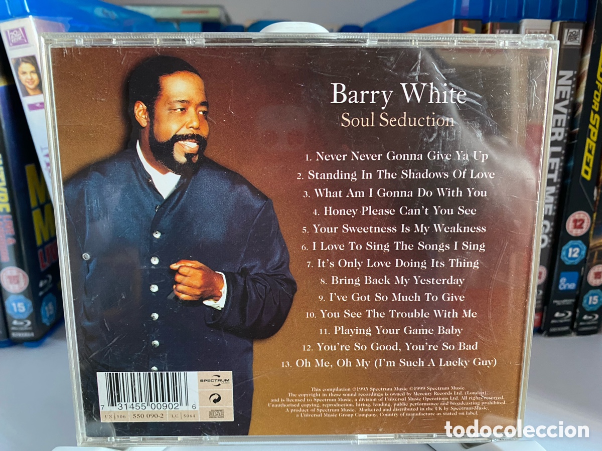 CDs de m&uacute;sica: Barry White - Soul Seduction (CD, Comp) - Foto 2