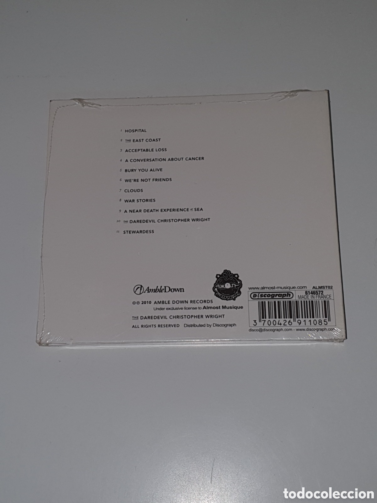 CDs de m&uacute;sica: Cd-10,The Darevil Christopher Wright - In Deference To A Broken Back,1 Cd, Nuevo. - Foto 2