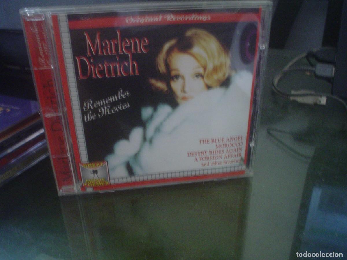 CDs de m&uacute;sica: MARLENE DIETRICH - REMEMBER THE MOVIES - CD - Foto 1
