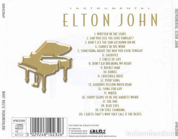 CDs de m&uacute;sica: INSTRUMENTAL ELTON JOHN - CD - Foto 2