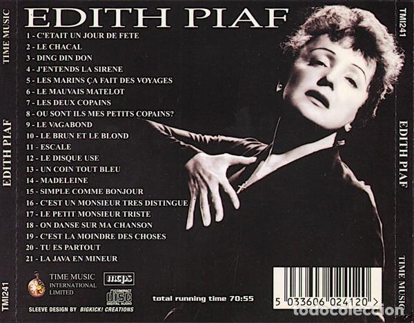 CDs de m&uacute;sica: EDITH PIAF - 21 GREATEST - CD - Foto 2