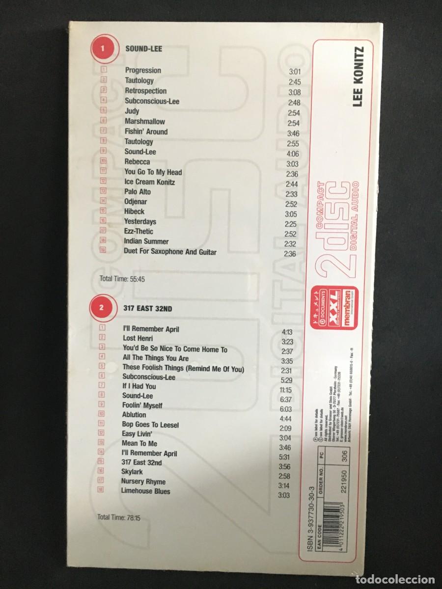 CDs de m&uacute;sica: Lee Konitz &ndash; Modern Jazz Archive - CD - Document - Nuevo y precintado - Foto 2