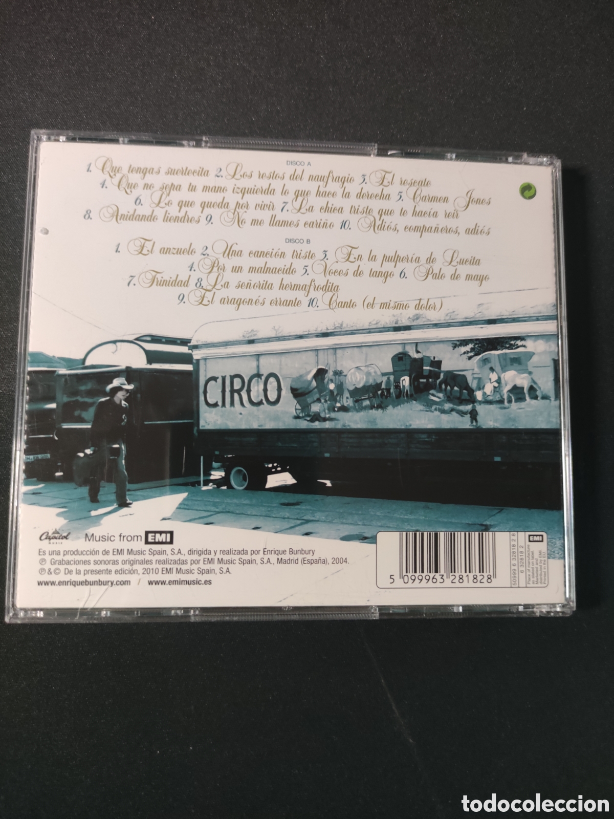 CDs de m&uacute;sica: Doble cd Bunbury. El viaje a ninguna parte - Foto 2