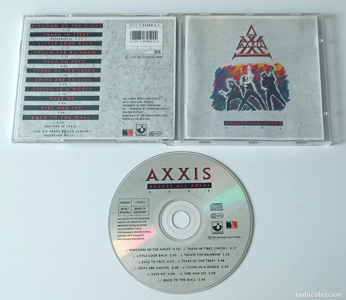 CDs de m&uacute;sica: CD AXXIS - ACCESS ALL AREAS - Foto 2