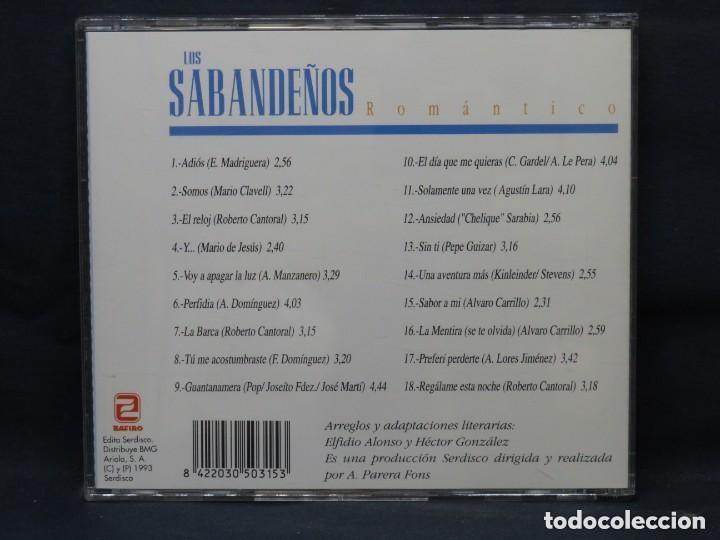 CDs de m&uacute;sica: LOS SABANDE&Ntilde;OS - ROM&Aacute;NTICO - CD - Foto 2