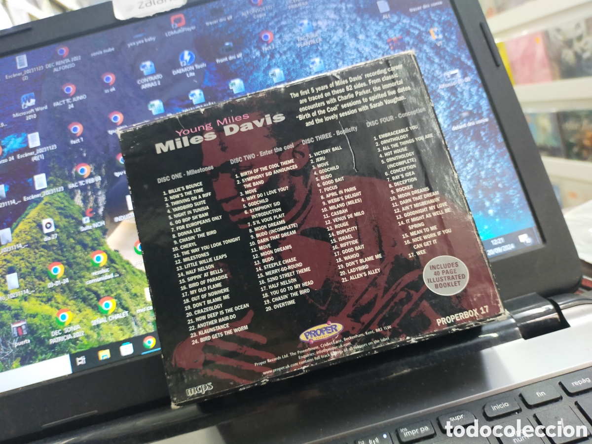 CDs de m&uacute;sica: Miles davis caja box con 4 cds + libreto - Foto 3