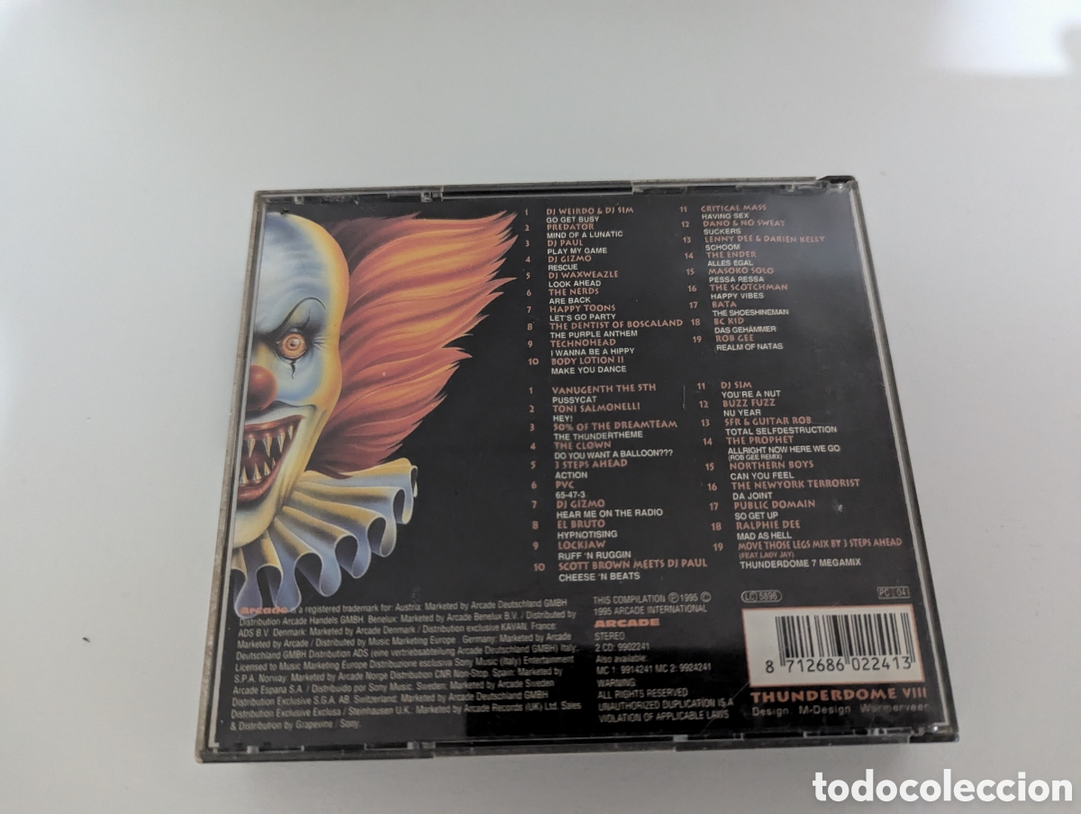 CDs de m&uacute;sica: CD THUNDERDOME VIII - THE DEVIL IN DISGUISE - 2 CD,S - Foto 2