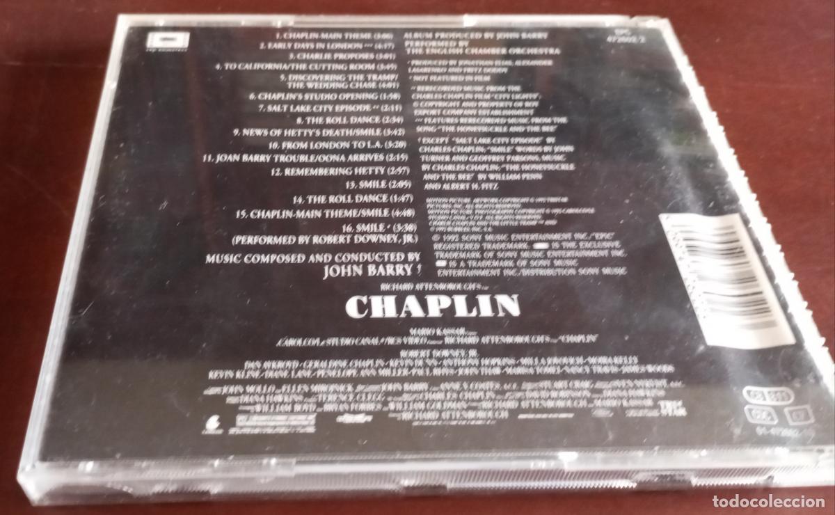 CDs de m&uacute;sica: CD - CHAPLIN - ORIGINAL MOTION PICTURE - 1993 - Foto 2