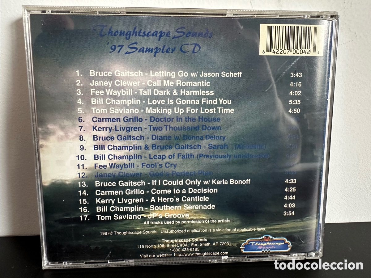 CDs de m&uacute;sica: Various - Thoughtscape Sounds97 Sampler CD (CD, Comp) - Foto 2