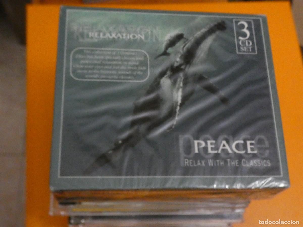 Music CDs: ARKANSAS1980 LOTT396 CD ESTADO CORRECTISIMO PEACE RELAX WITH THE CLASSICS 3 CDS
