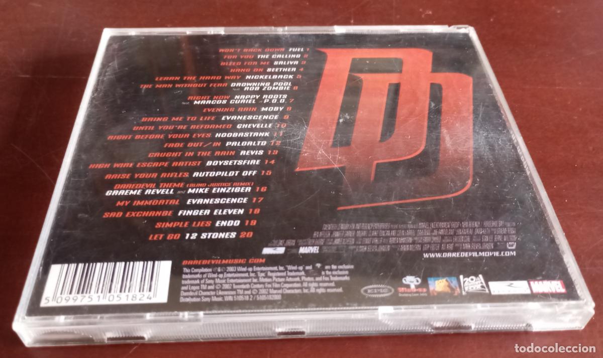 CDs de m&uacute;sica: CD - DAREDEVIL - THE ALBUM - EVANESCENCE - 2003 - Foto 2
