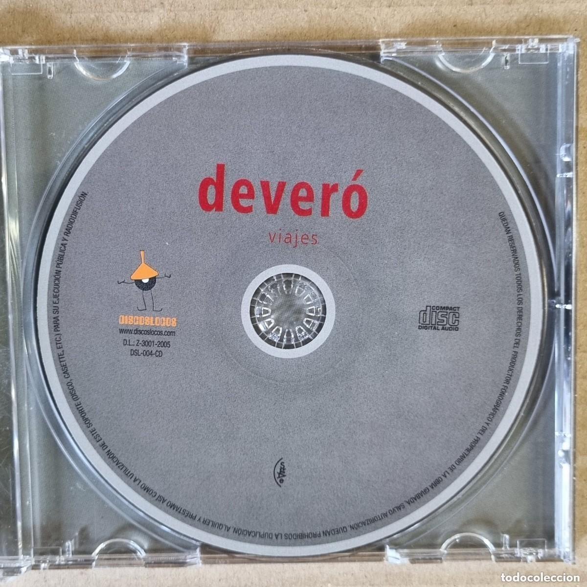 CDs de m&uacute;sica: Dever&oacute; - Viajes. CD. 2005 - Foto 3