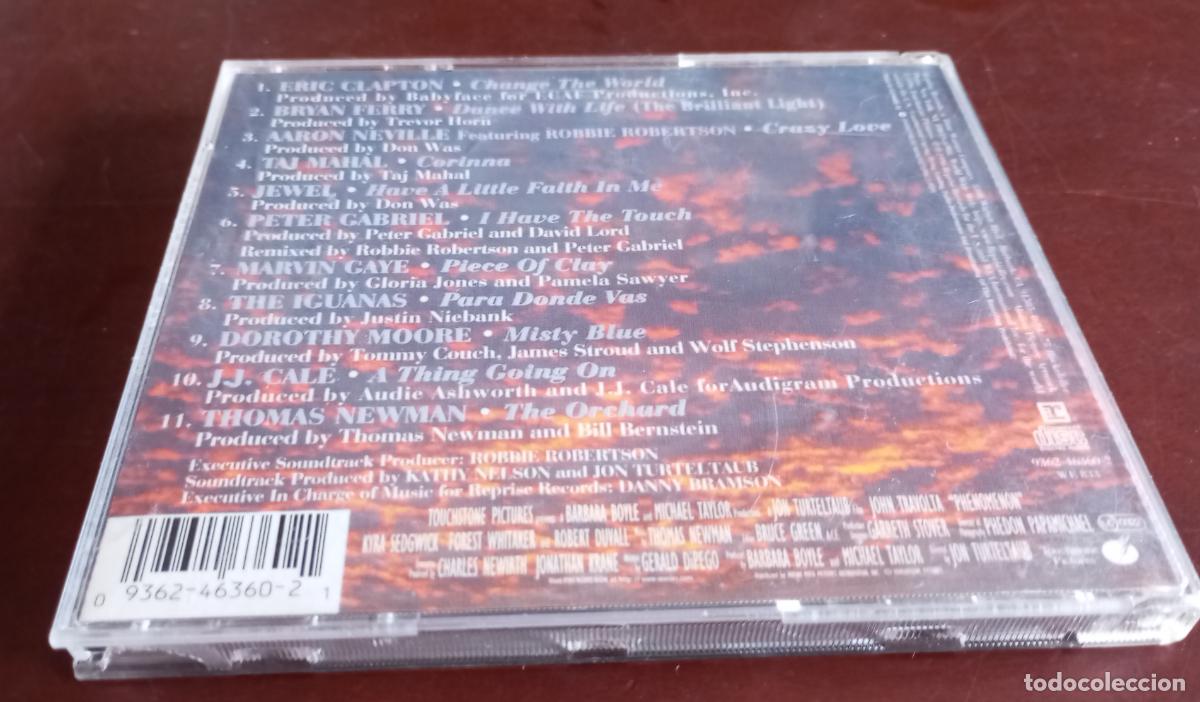 CDs de m&uacute;sica: CD - JOHN TRAVOLTA - PHENOMENON - BSO - 1996 - Foto 2