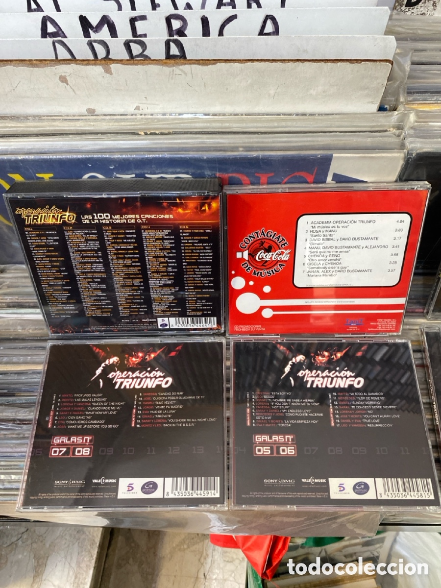 CDs de m&uacute;sica: Lote 12 CDs Operaci&oacute;n Triunfo - Foto 5