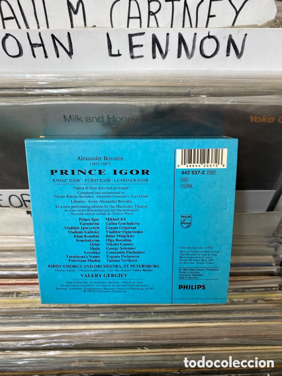 CDs de m&uacute;sica: Alexander Borodin Prince Igor - Foto 2