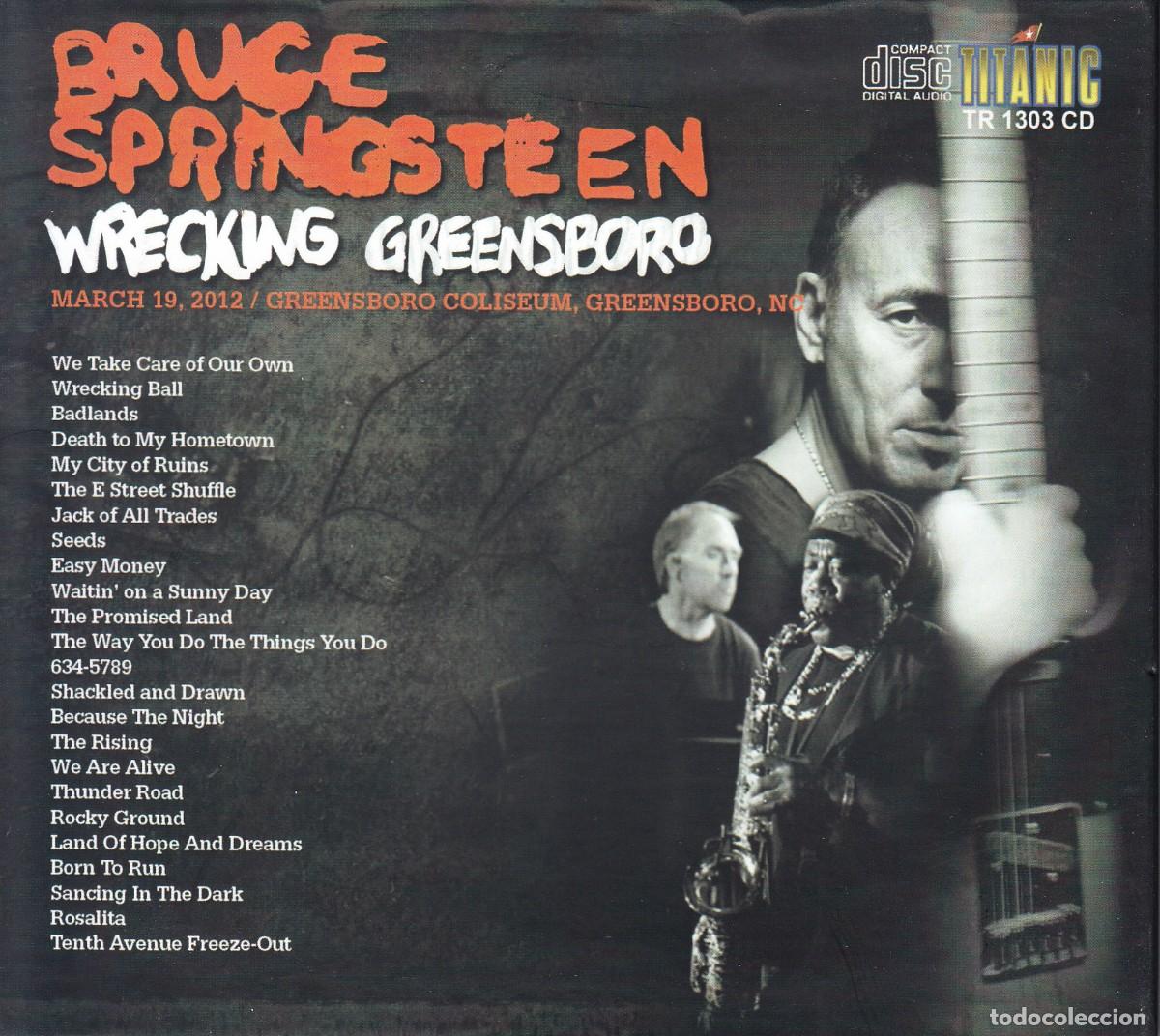 CDs de m&uacute;sica: BRUCE SPRINGSTEEN. WRECKING GREENSBORO. 3 CD. - Foto 2