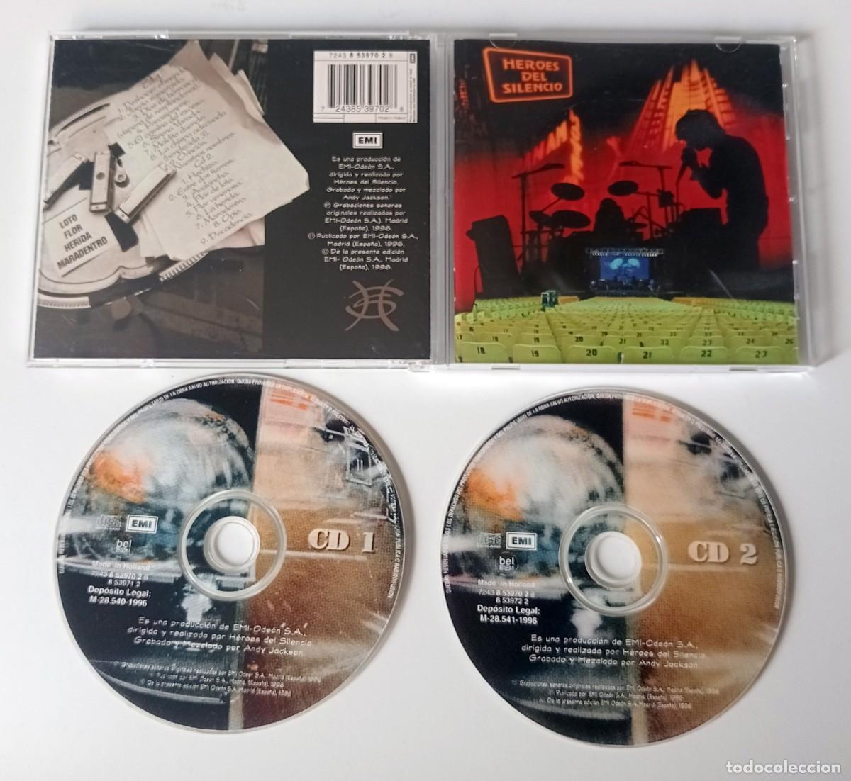 CDs de m&uacute;sica: DOBLE CD HEROES DEL SILENCIO - PARASIEMPRE - Foto 2