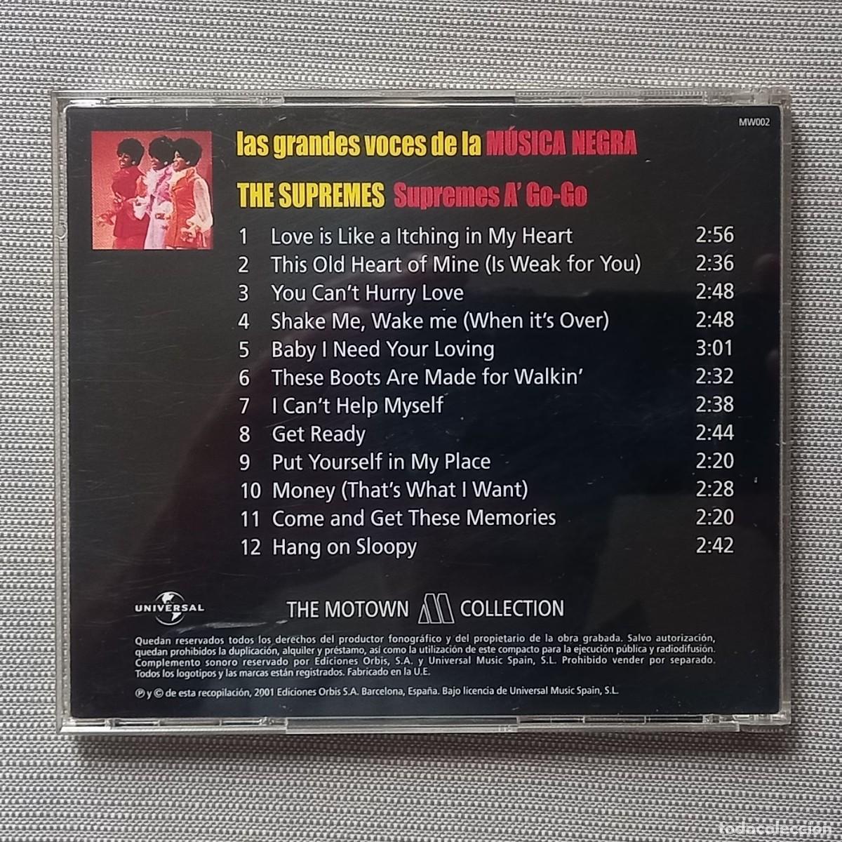 CDs de m&uacute;sica: THE SUPREMES A GO GO CD - Foto 2
