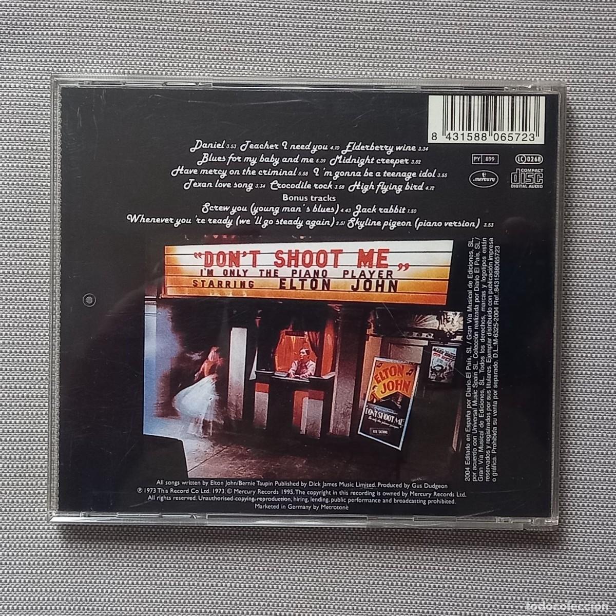 CDs de m&uacute;sica: ELTON JOHN - DONT SHOOT ME CD - Foto 2