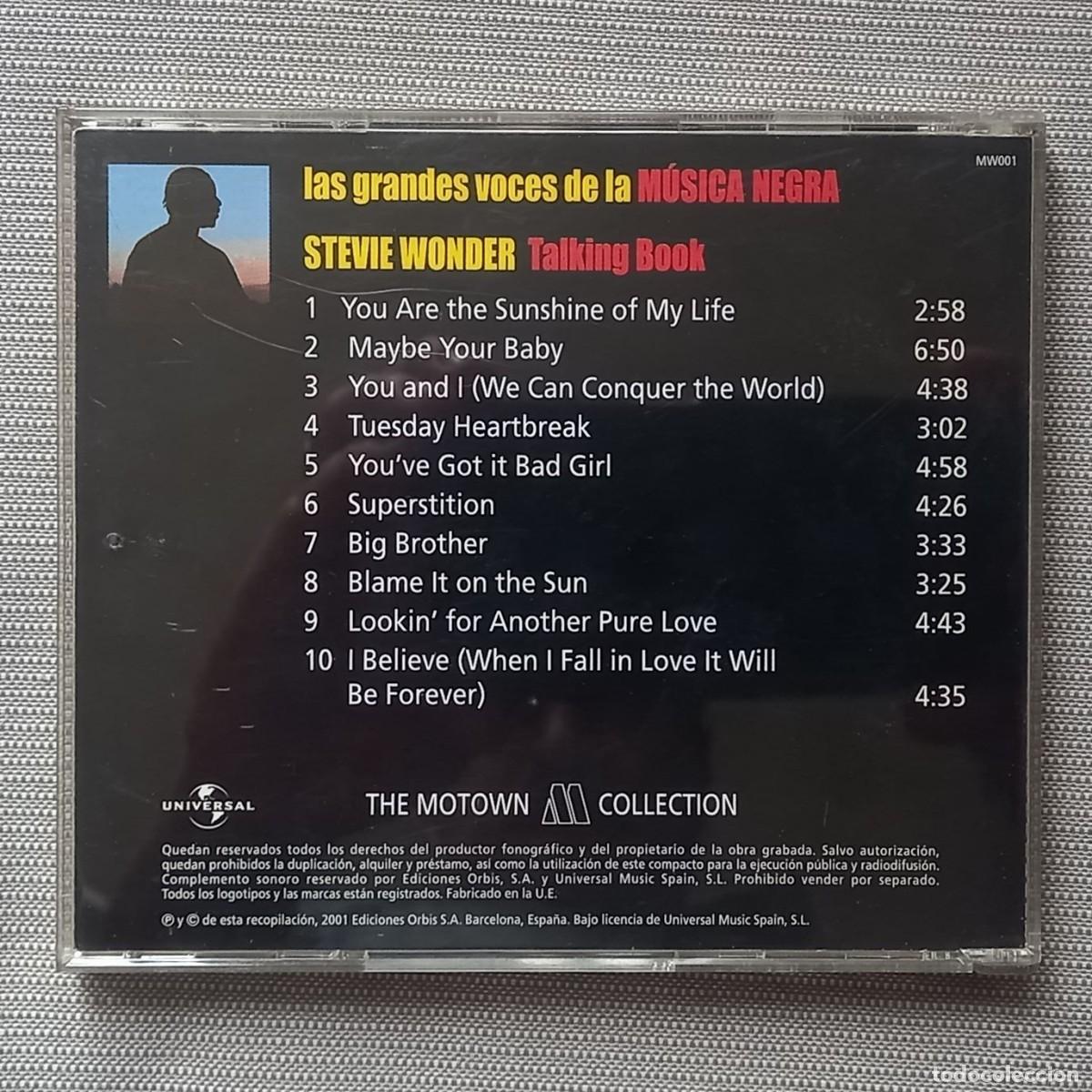 CDs de m&uacute;sica: STEVIE WONDER - TALKING BOOK CD - Foto 2