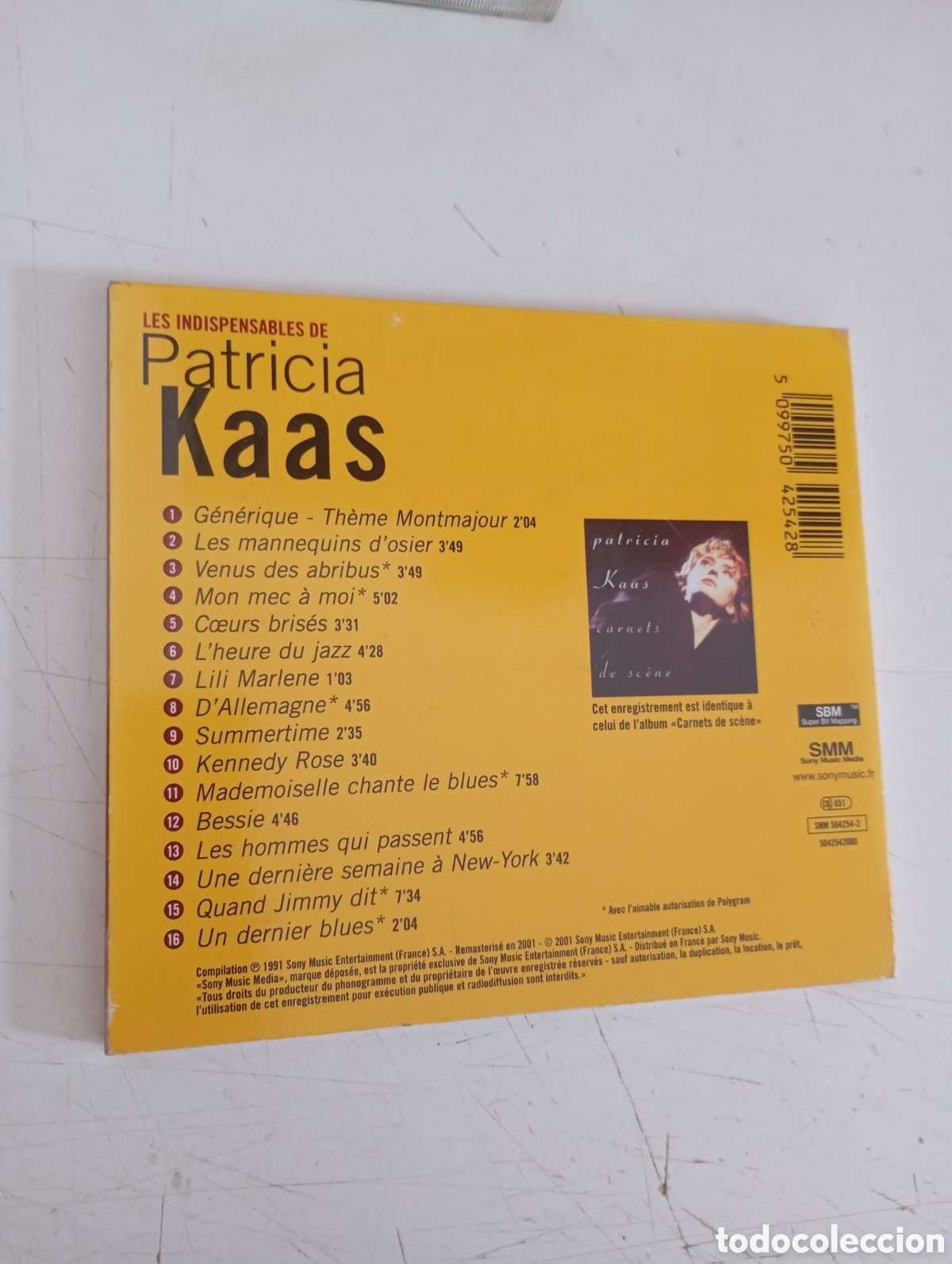 CDs de m&uacute;sica: PATRICIA KAAS - VERSIONS LIVE - CD - Foto 2