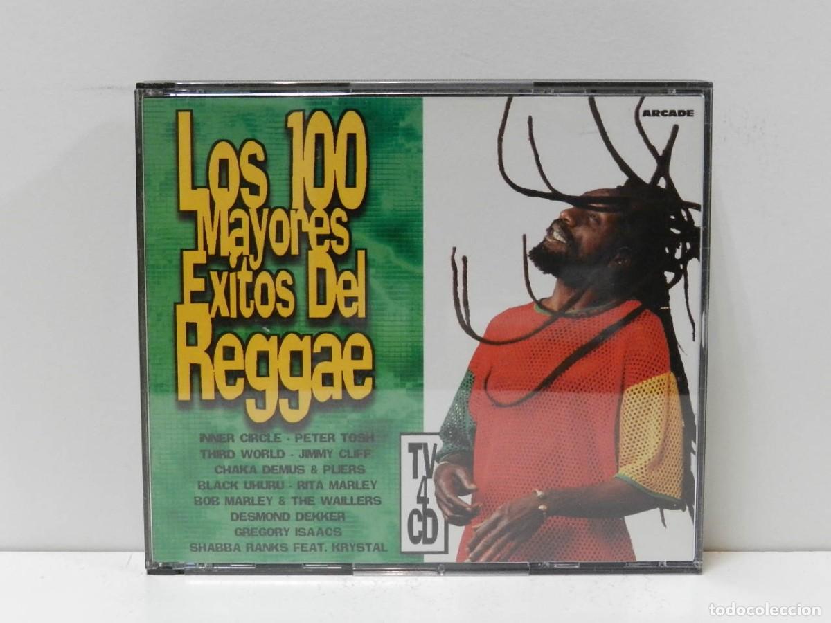 CDs de m&uacute;sica: DISCO 4 X CD. Los 100 Mayores Exitos Del Reggae. COMPACT DISC. - Foto 1